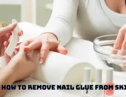 how to remove nail glue from skin